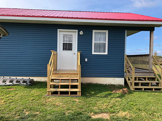 Red Roof Cottage Side Entrance